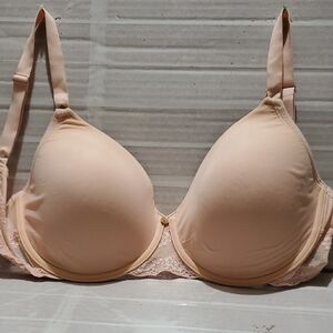 Natori Underwired Lace Soft Peach Lace Bra Size 32G